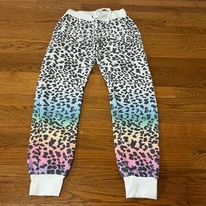 CHRLDR Women’s Rainbow Cheetah Sweatpants Size Small